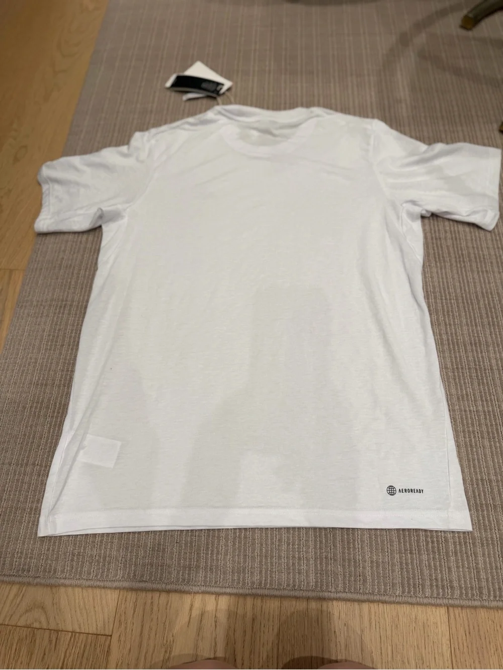 NWT Adidas Men's TR-ES White T-Shirt- size M